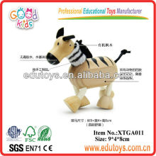 Wooden Zebra Spielzeug für Kinder